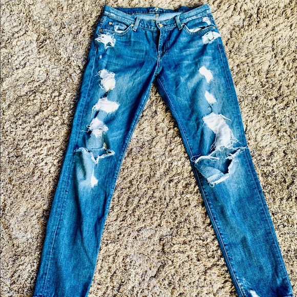 7 For All Mankind Denim - 7 for All Mankind The Slim Cigarette Jeans